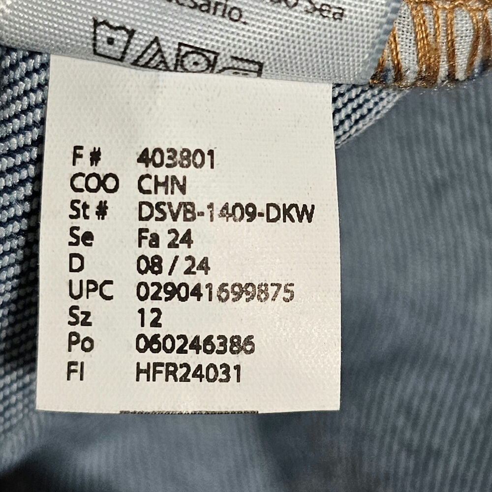 Sofia by Sofia Vergara Margot Wide Leg Jeans Women's Sz 12 Stretch High Rise NWT - Picture 11 of 11